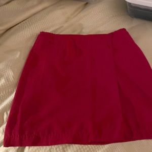 Hot pink wrap skirt